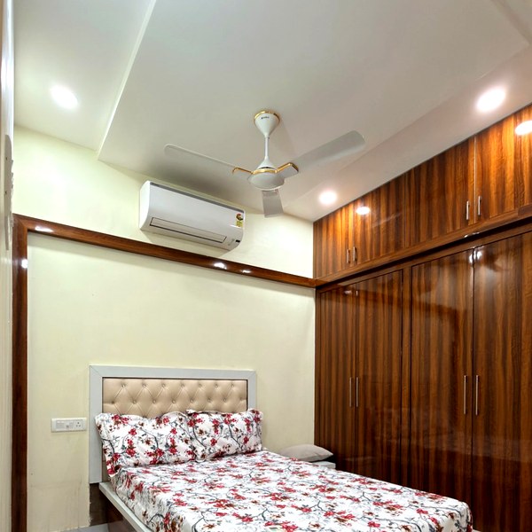 Bedroom with wardrobe